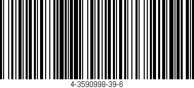 Código de barras (EAN, GTIN, SKU, ISBN): '4-3590998-39-6'