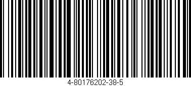 Código de barras (EAN, GTIN, SKU, ISBN): '4-80176202-38-5'