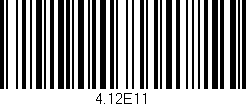 Código de barras (EAN, GTIN, SKU, ISBN): '4.12E11'