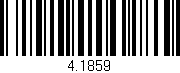 Código de barras (EAN, GTIN, SKU, ISBN): '4.1859'