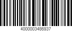 Código de barras (EAN, GTIN, SKU, ISBN): '4000003486937'