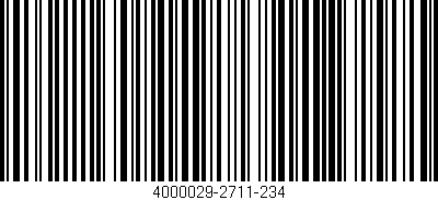 Código de barras (EAN, GTIN, SKU, ISBN): '4000029-2711-234'