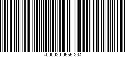 Código de barras (EAN, GTIN, SKU, ISBN): '4000030-0555-334'