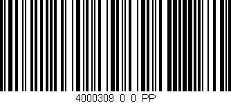 Código de barras (EAN, GTIN, SKU, ISBN): '4000309_0_0_PP'