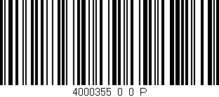 Código de barras (EAN, GTIN, SKU, ISBN): '4000355_0_0_P'