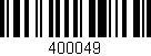 Código de barras (EAN, GTIN, SKU, ISBN): '400049'