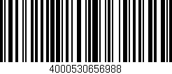 Código de barras (EAN, GTIN, SKU, ISBN): '4000530656988'