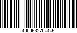 Código de barras (EAN, GTIN, SKU, ISBN): '4000682704445'
