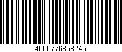 Código de barras (EAN, GTIN, SKU, ISBN): '4000776858245'