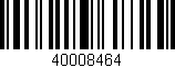 Código de barras (EAN, GTIN, SKU, ISBN): '40008464'