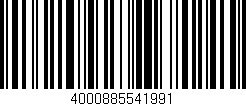 Código de barras (EAN, GTIN, SKU, ISBN): '4000885541991'