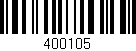 Código de barras (EAN, GTIN, SKU, ISBN): '400105'