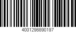 Código de barras (EAN, GTIN, SKU, ISBN): '4001296890197'