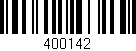 Código de barras (EAN, GTIN, SKU, ISBN): '400142'