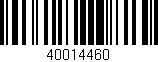 Código de barras (EAN, GTIN, SKU, ISBN): '40014460'