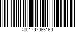 Código de barras (EAN, GTIN, SKU, ISBN): '4001737965163'