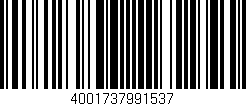 Código de barras (EAN, GTIN, SKU, ISBN): '4001737991537'