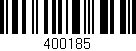 Código de barras (EAN, GTIN, SKU, ISBN): '400185'