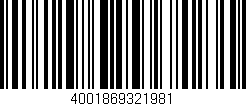 Código de barras (EAN, GTIN, SKU, ISBN): '4001869321981'