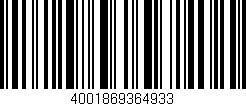 Código de barras (EAN, GTIN, SKU, ISBN): '4001869364933'