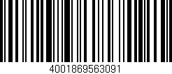 Código de barras (EAN, GTIN, SKU, ISBN): '4001869563091'