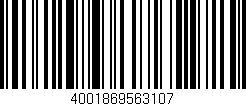 Código de barras (EAN, GTIN, SKU, ISBN): '4001869563107'