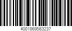Código de barras (EAN, GTIN, SKU, ISBN): '4001869563237'