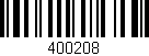 Código de barras (EAN, GTIN, SKU, ISBN): '400208'