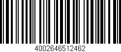 Código de barras (EAN, GTIN, SKU, ISBN): '4002646512462'