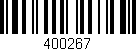 Código de barras (EAN, GTIN, SKU, ISBN): '400267'