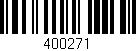Código de barras (EAN, GTIN, SKU, ISBN): '400271'
