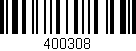 Código de barras (EAN, GTIN, SKU, ISBN): '400308'