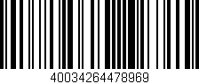 Código de barras (EAN, GTIN, SKU, ISBN): '40034264478969'