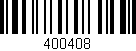 Código de barras (EAN, GTIN, SKU, ISBN): '400408'