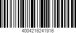 Código de barras (EAN, GTIN, SKU, ISBN): '4004218241916'