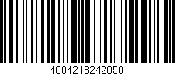 Código de barras (EAN, GTIN, SKU, ISBN): '4004218242050'