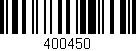Código de barras (EAN, GTIN, SKU, ISBN): '400450'