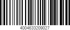Código de barras (EAN, GTIN, SKU, ISBN): '4004633209027'