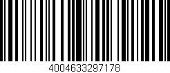 Código de barras (EAN, GTIN, SKU, ISBN): '4004633297178'