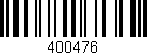 Código de barras (EAN, GTIN, SKU, ISBN): '400476'