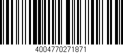 Código de barras (EAN, GTIN, SKU, ISBN): '4004770271871'