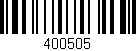 Código de barras (EAN, GTIN, SKU, ISBN): '400505'