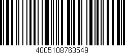 Código de barras (EAN, GTIN, SKU, ISBN): '4005108763549'