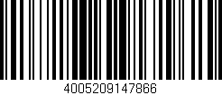 Código de barras (EAN, GTIN, SKU, ISBN): '4005209147866'