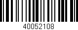 Código de barras (EAN, GTIN, SKU, ISBN): '40052108'