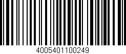 Código de barras (EAN, GTIN, SKU, ISBN): '4005401100249'