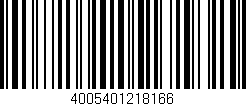 Código de barras (EAN, GTIN, SKU, ISBN): '4005401218166'