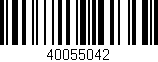 Código de barras (EAN, GTIN, SKU, ISBN): '40055042'