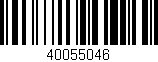 Código de barras (EAN, GTIN, SKU, ISBN): '40055046'