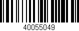 Código de barras (EAN, GTIN, SKU, ISBN): '40055049'